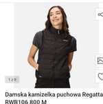 Piękny wloski bezrękawnik kamizelka puch nowa regatta