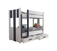 Łóżko piętrowe ARTEN 80x200 MEBLOBED sosnowe 2x szuflady w cenie