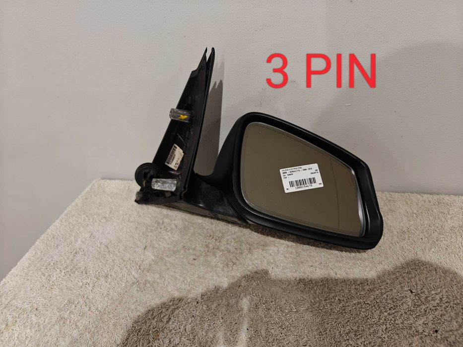Lusterko Prawe 3 PIN Fotochrom BMW Seria 5 F10 EUROPA