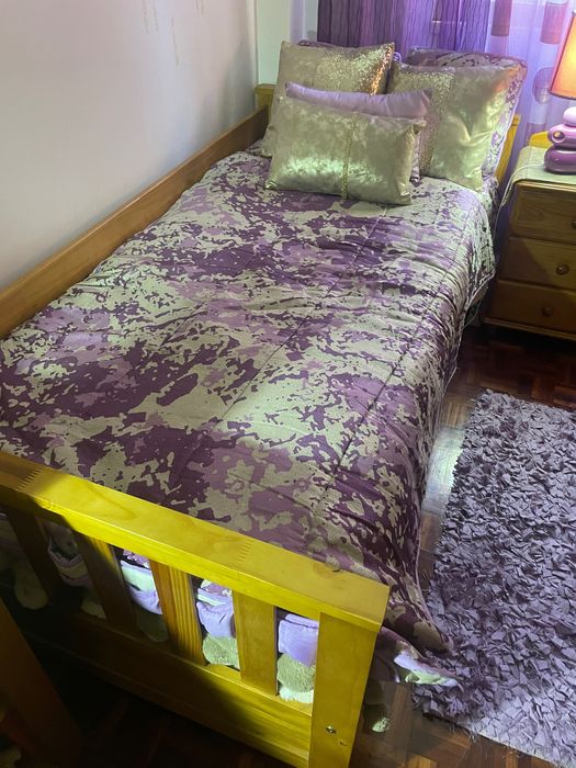 Mobília de Quarto Cerejeira Completa