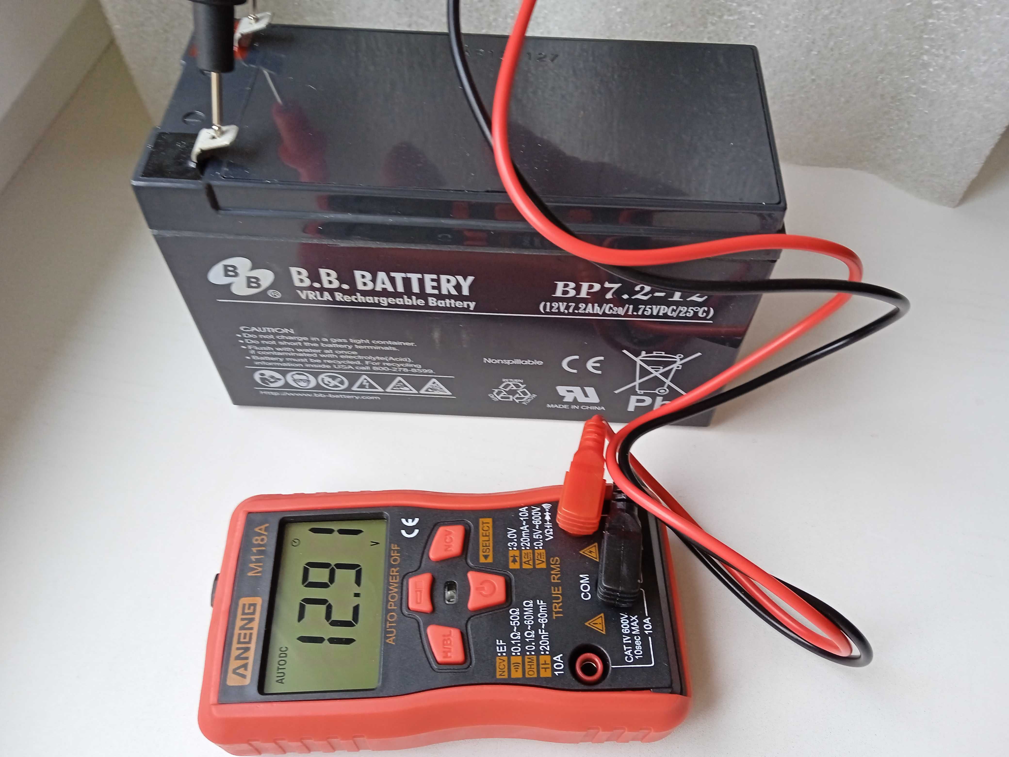 Аккумулятор VRLA AGM для ИБП 12В 7,2 Ач B.B. Battery BP 7.2-12