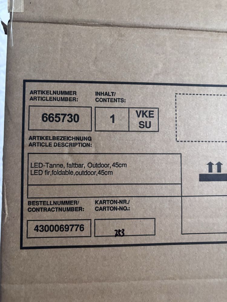 Choinka led wysoka 45 zewnętrzna święta IP 44