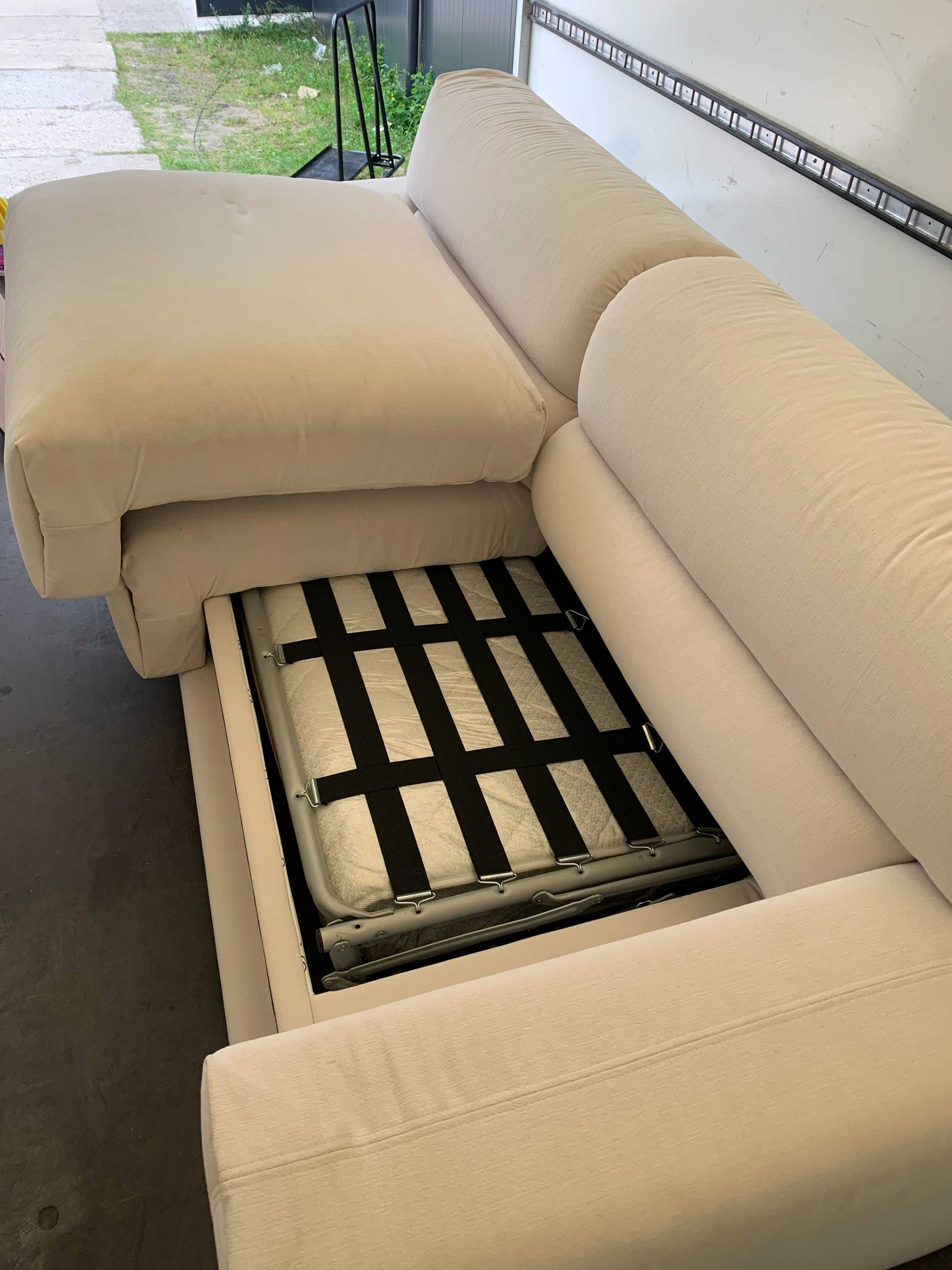 Sofa rozkładana CLOUD 2 beżowy