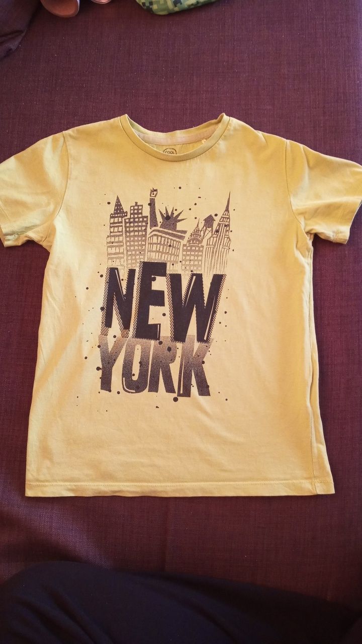 Koszulka zielona t-shirt NY 134 140