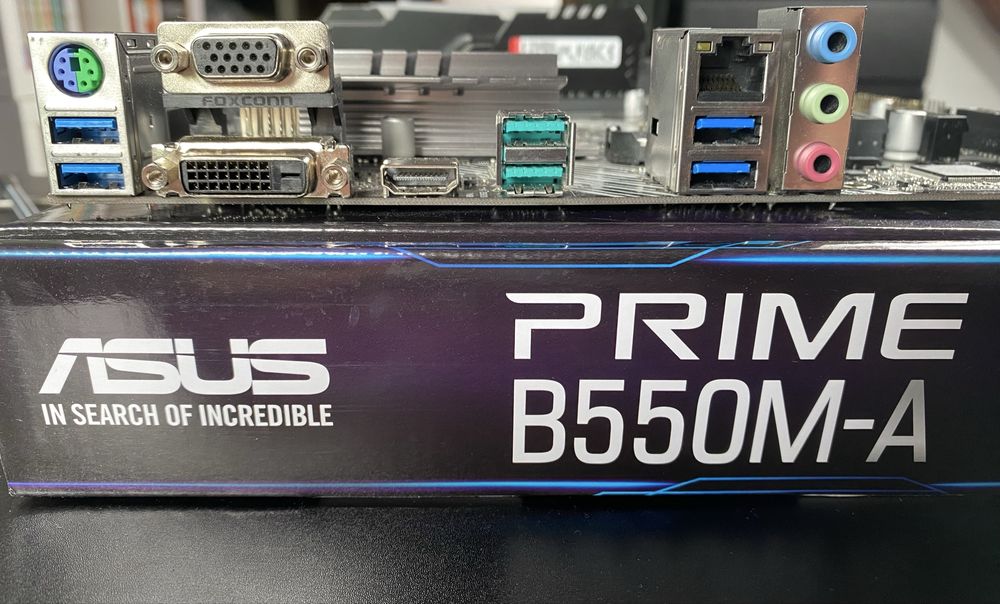 płyta główna asus b550m-a ram i dysk