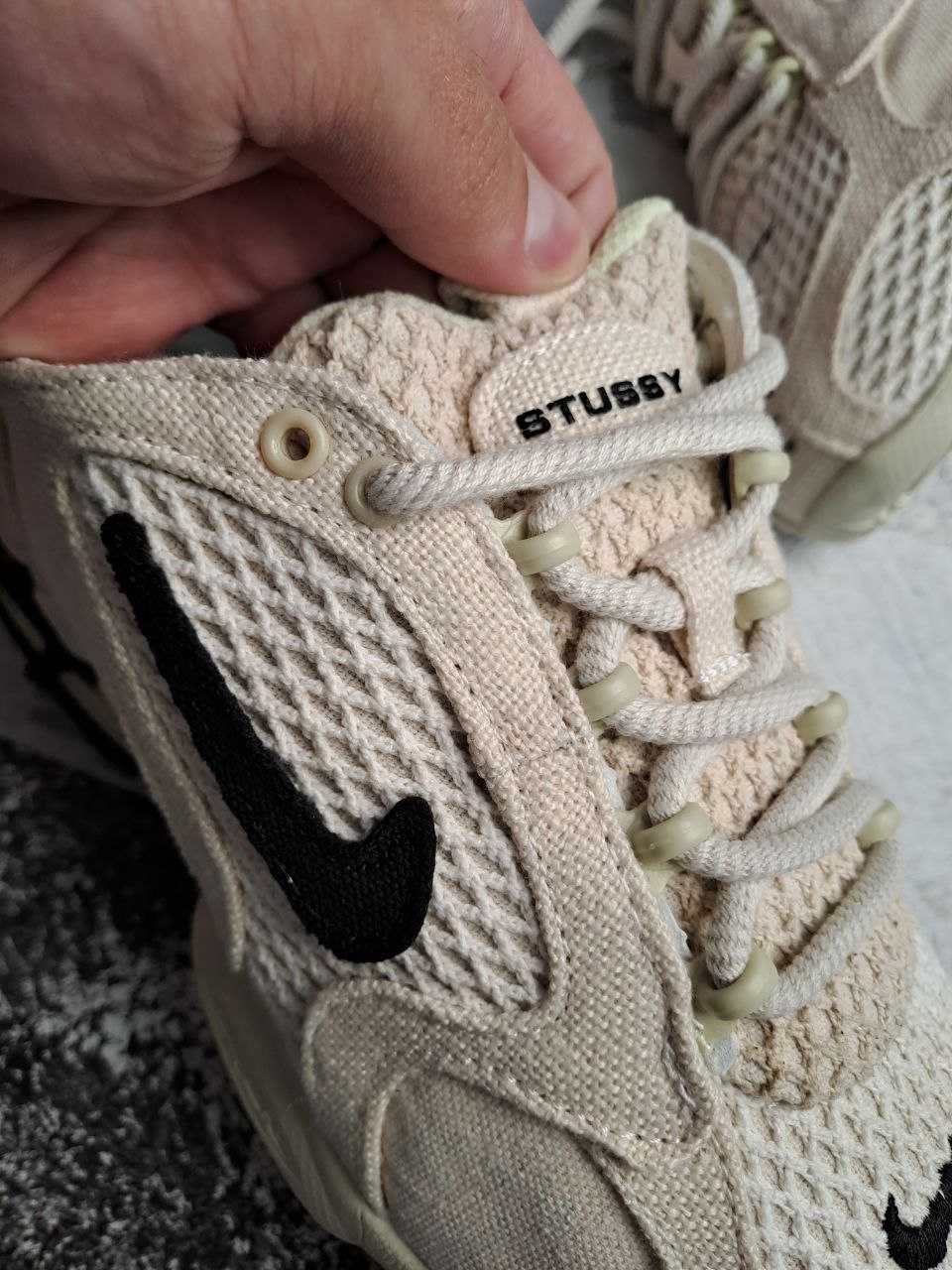 ЗНИЖКА! 45 (29 см) STUSSY X NIKE AIR ZOOM SPIRIDON найк стуси стусі