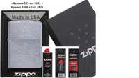 Подарунок,Запальничка Zippo 207 CLASSIC street chrome+розхідники