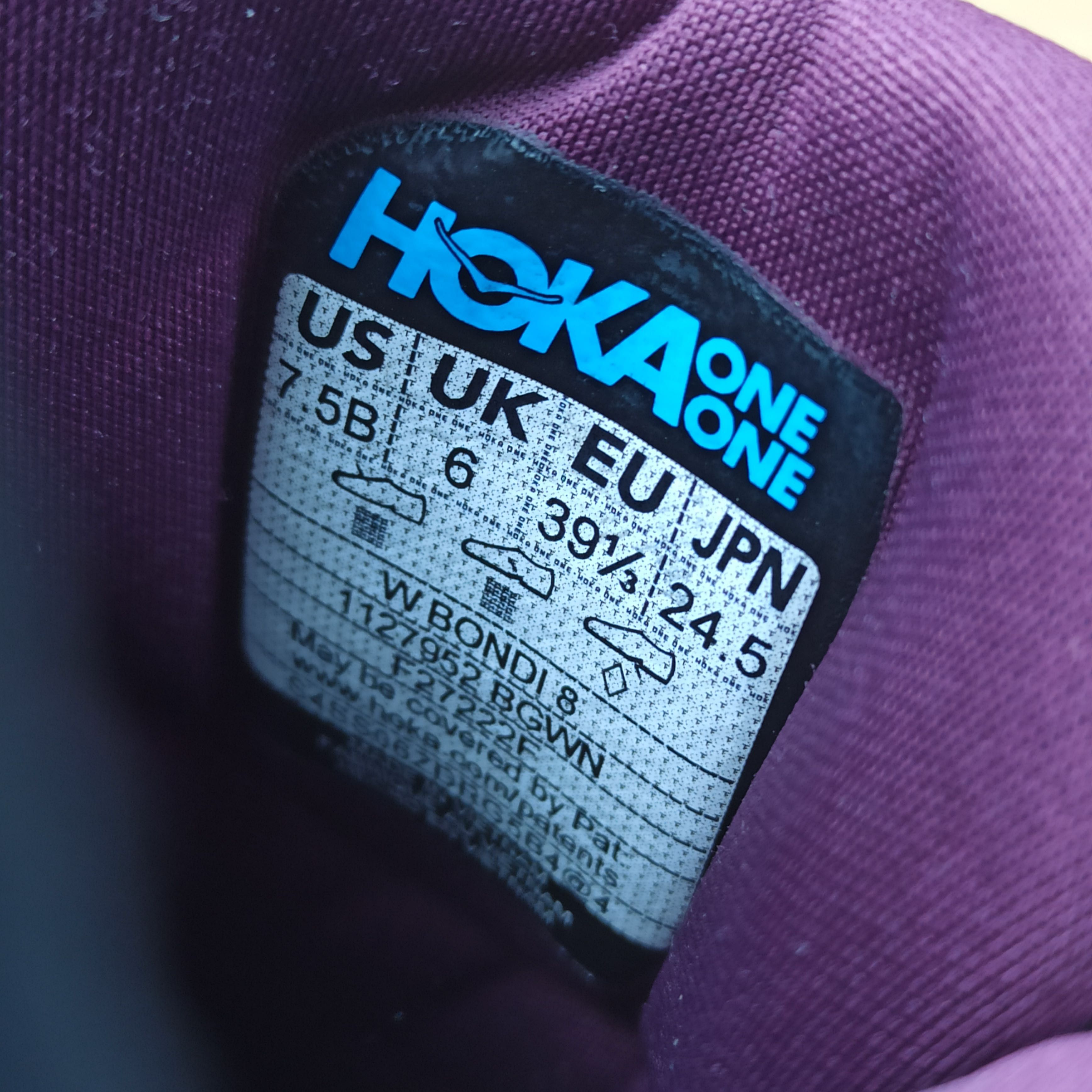 Кросівки Hoka Bondi 8 Розмір 39 (25 см.)
