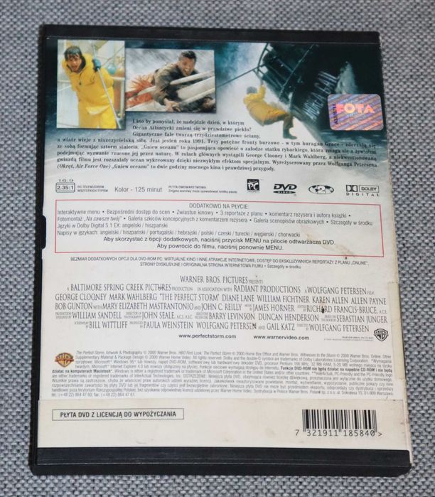 GNIEW OCEANU George Clooney (DVD)