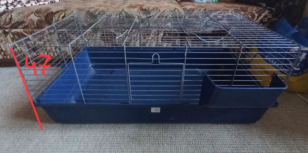 Клітка для гризунів +будиночок +поїлка