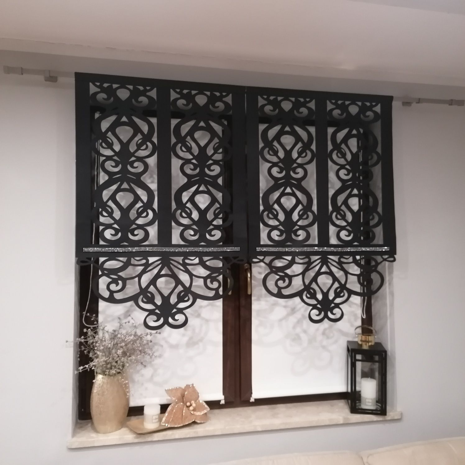 Firany, panele, roletki, ekrany, ażury - panel ażurowy basic shine