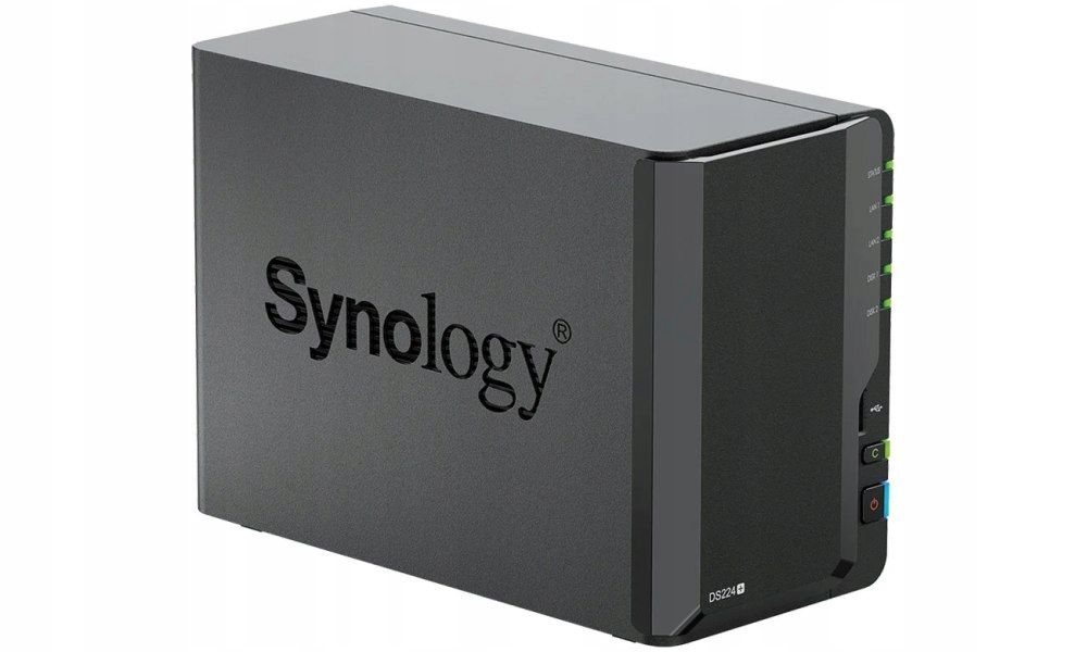 serwer plików synology ds224+ 6gb ram + dwa dyski 1000gb/750gb