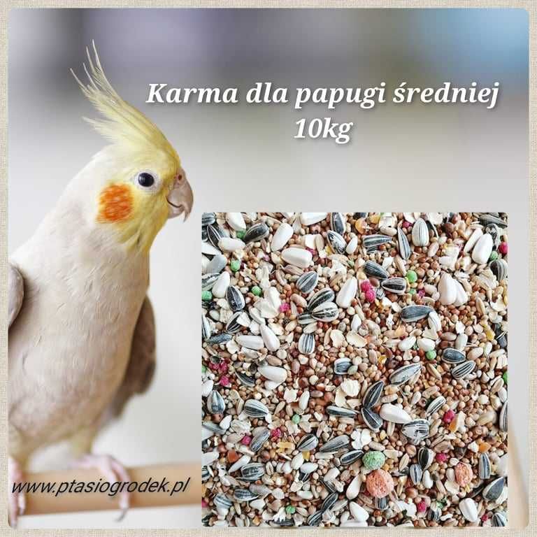 Karma dla papug średnich, worek 10kg