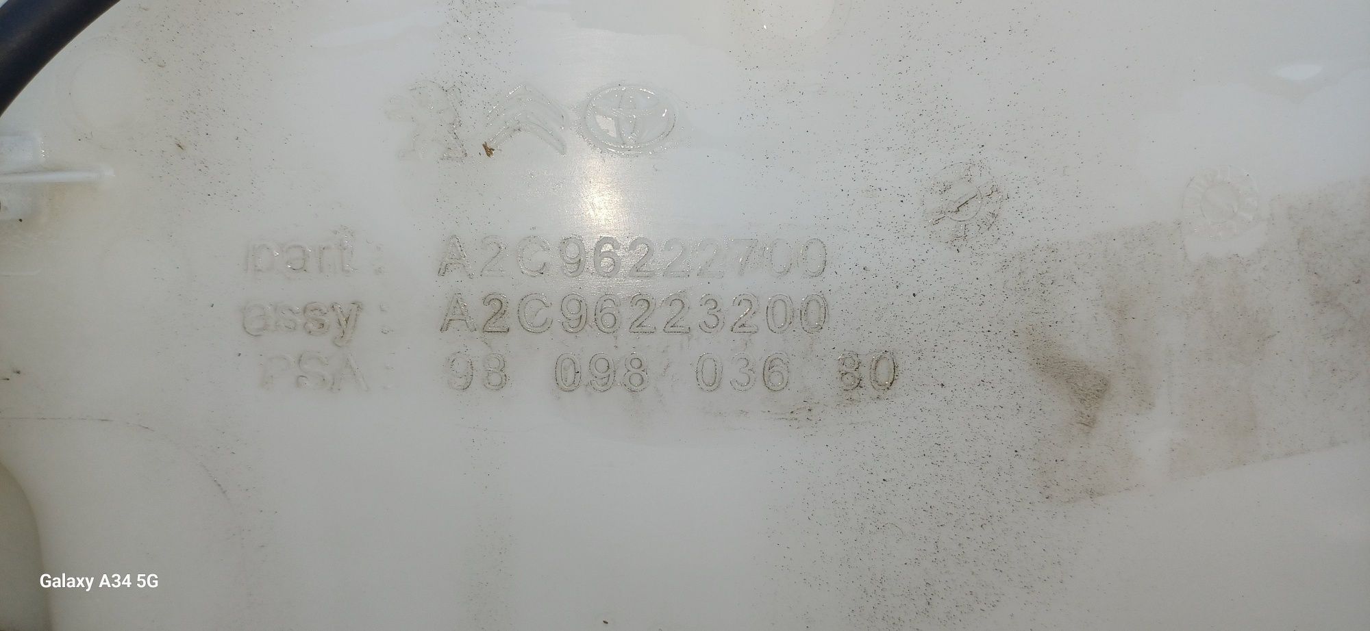 Zbiorniczek spryskiwaczy wyrównawczy toyota proace verso ll 18r Jumpy