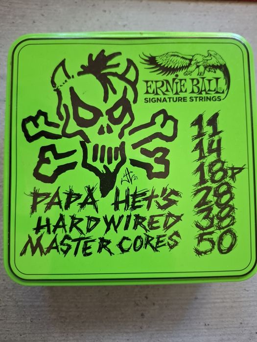Струни для електрогітари Ernie Ball & James Hetfield