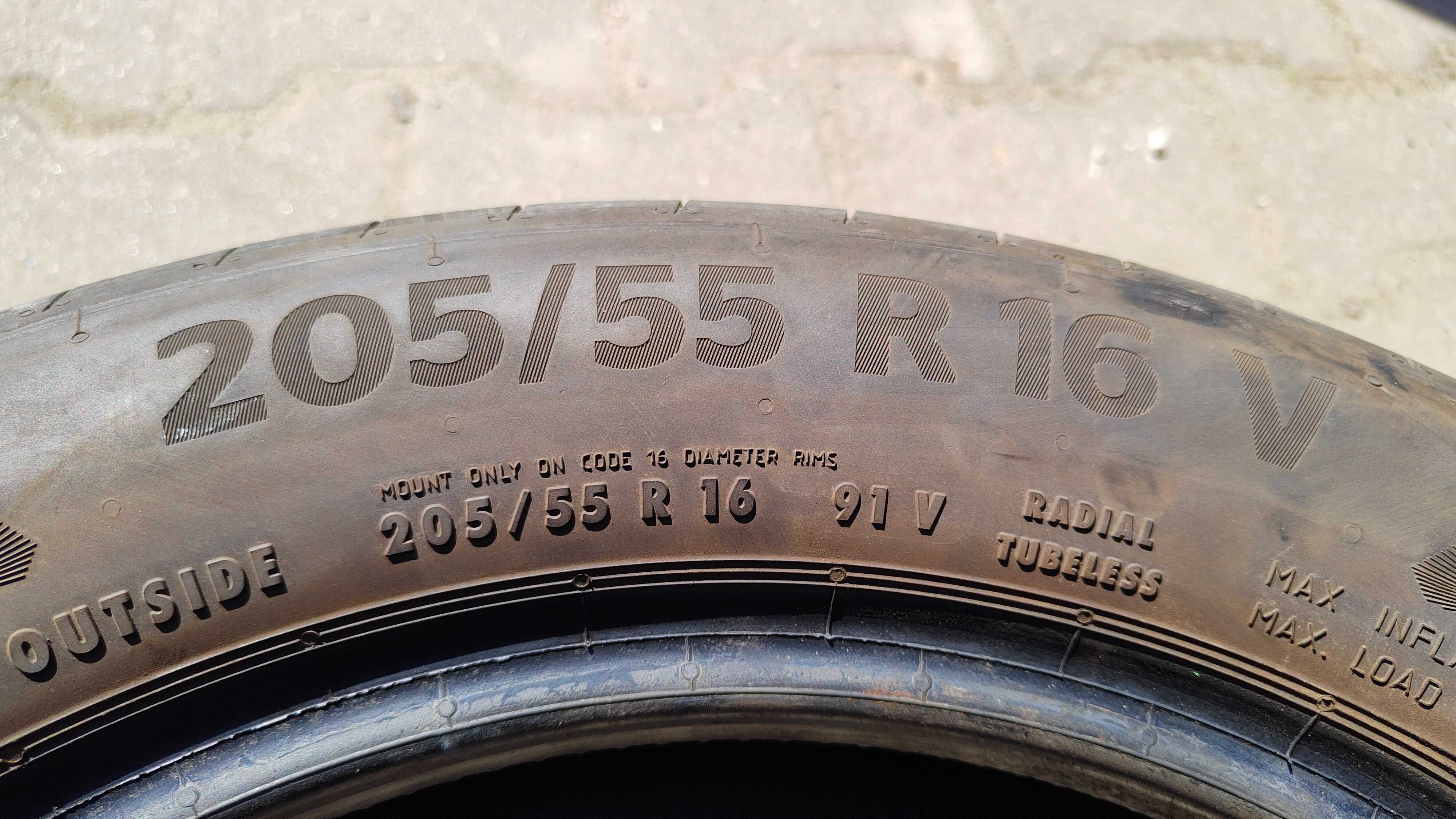 2x 205/55R16 Continental PremiumContact 6 Lato Używane FV Siedlce