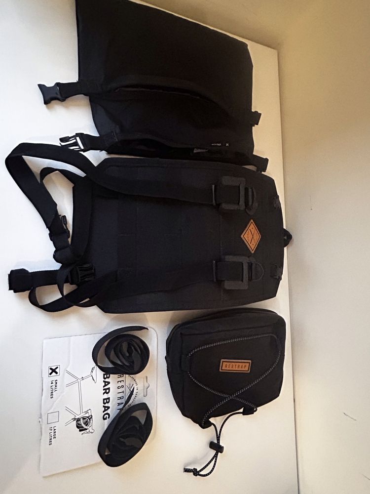 torba rowerowa RESTRAP BAR BAG 14L Made in UK na kierownicę