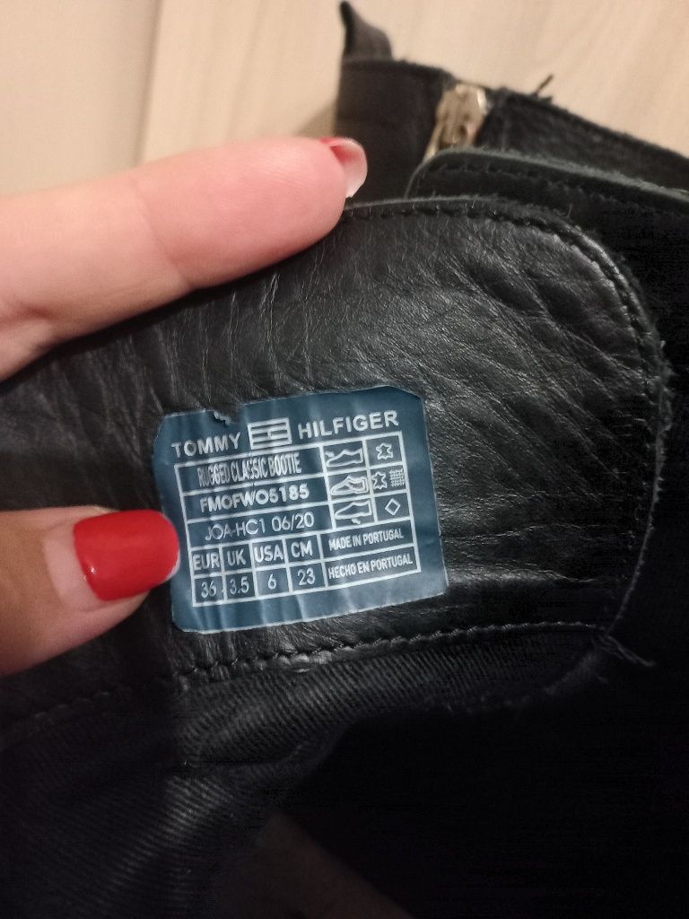 TOMMY HILFIGER ботінки демисезоні шкіряні 36р