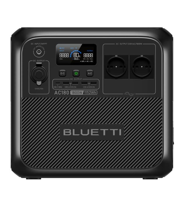 Зарядна станція Bluetti AC180 1152Wh 1800W.