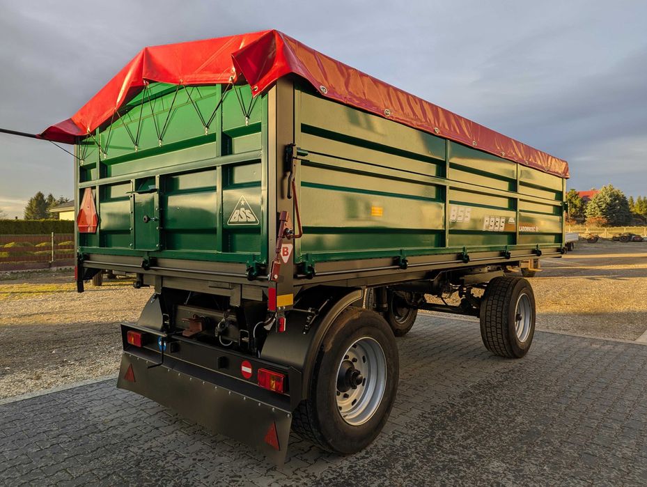 Przyczepa 9t (12t DMC) Wywrotka na 1 siłownik BSS IFA HL HW