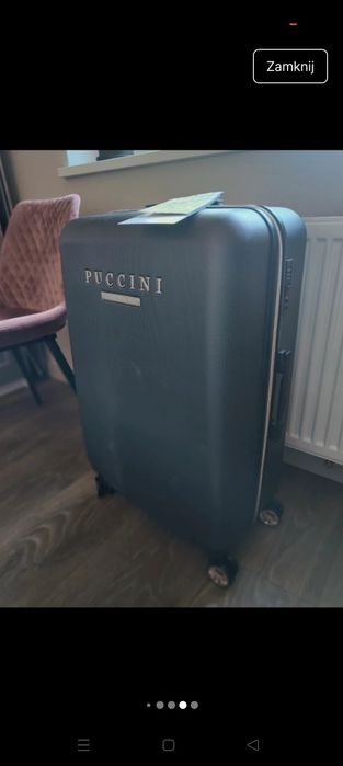 Duża walizka Puccini antracyt