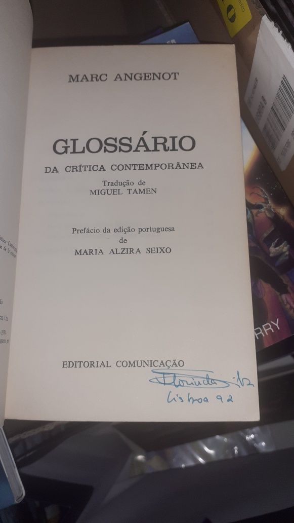 Glossário da crítica contemporânea Marc Angenot