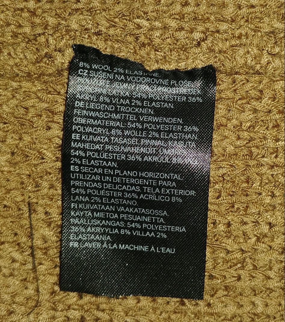 Kardigan sweter z wełną H&M 44/46