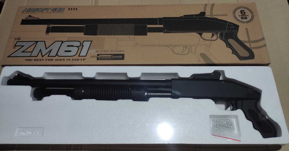 Іграшковий дробовик вінчестер ZM 61 Cyma метал-пластик