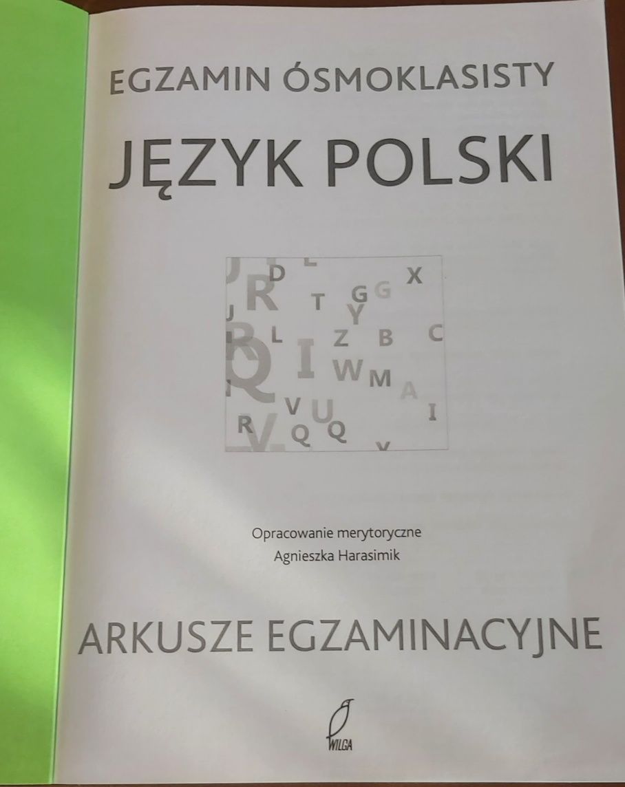 Egzamin ośmioklasisty Język polski arkusze egzaminacyjne