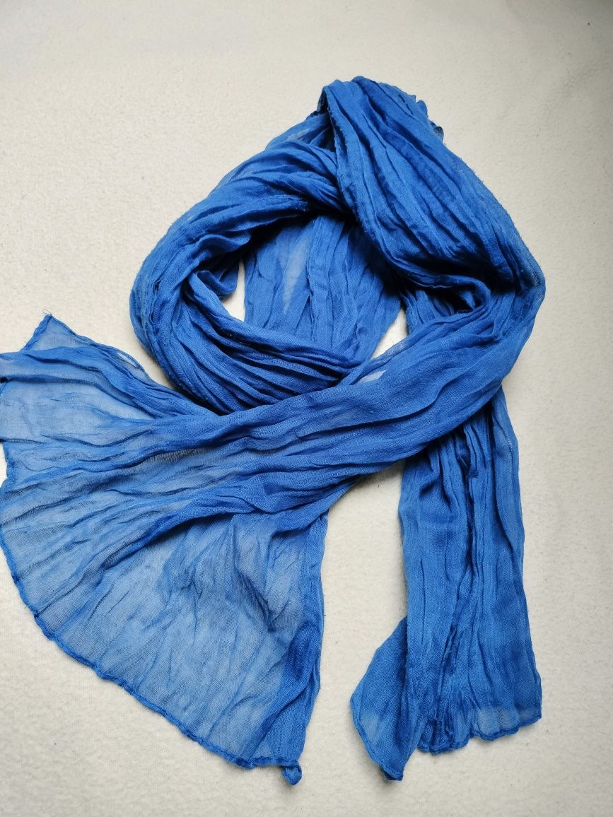 Apaszka szalik modrakowy