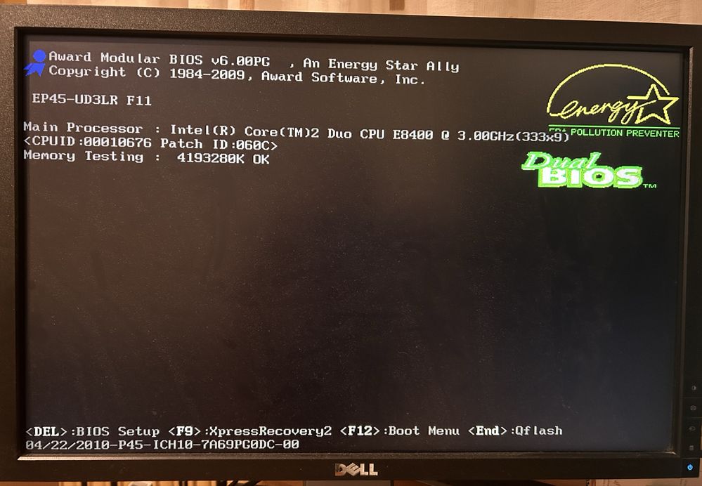 Retro PC | LGA775 | Core2Duo E8400 |EP45, 4GB RAM | Win7 | bez HDD/GPU