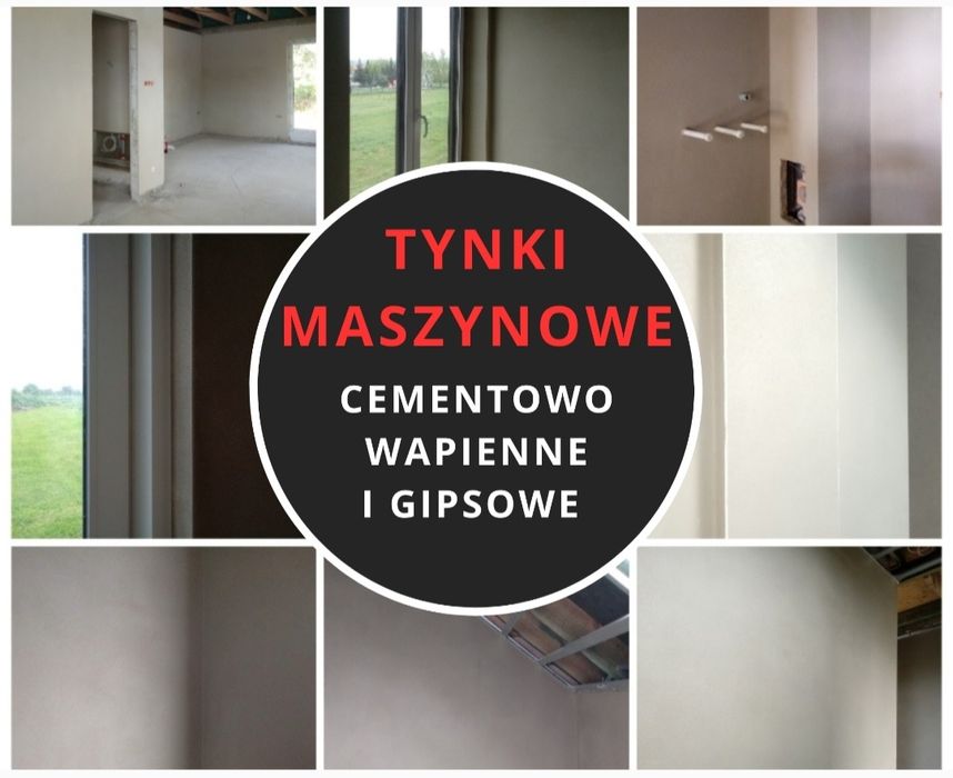 Tynki maszynowe Tarnów, Wojnicz, Tuchów, Dąbrowa Tarnowska, Żabno