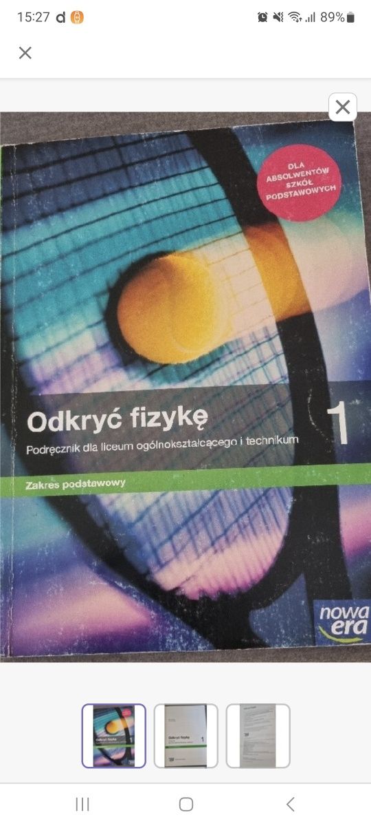 Podręcznik z fizyki