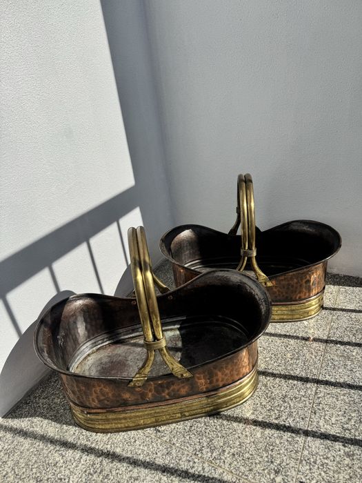 Conjunto vasos cobre
