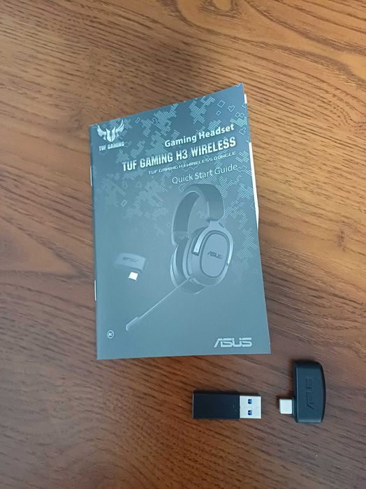 Безпровідні навушники ASUS TUF Gaming H3 Wireless (повний комплект)