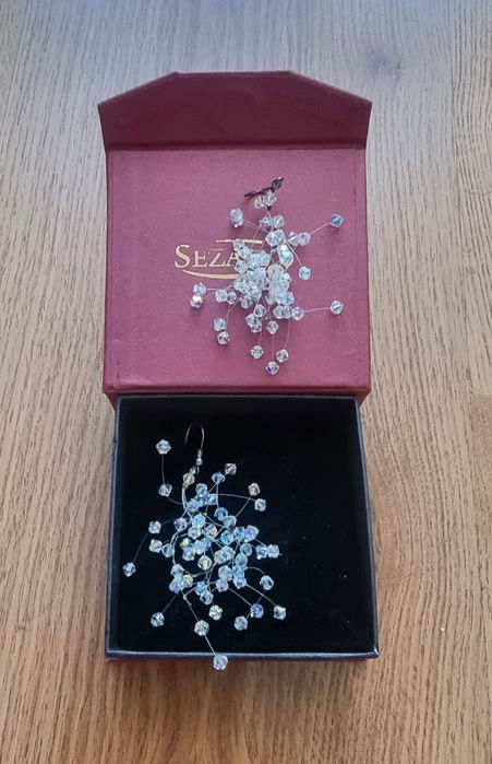 Biżuteria ślubna marki Sezam z kryształkami Swarovskiego