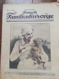 Czasopisma - stare niemieckie ''Hamels Familienfürsorge'' 1933 r