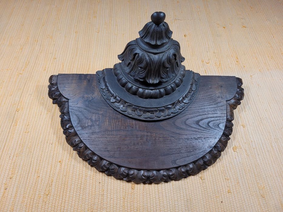 Peanha / Mísula em madeira 45 x 23,5 x 19,5