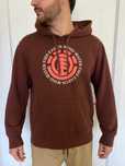 Hoodie ELEMENT cor de vinho