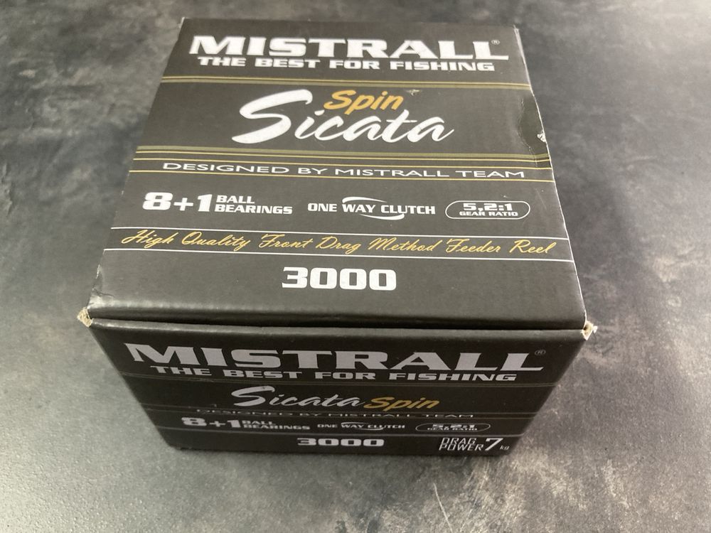 2 x Kołowrotek MISTRALL Sicata SPIN FD 30 8+1BB gwarancja