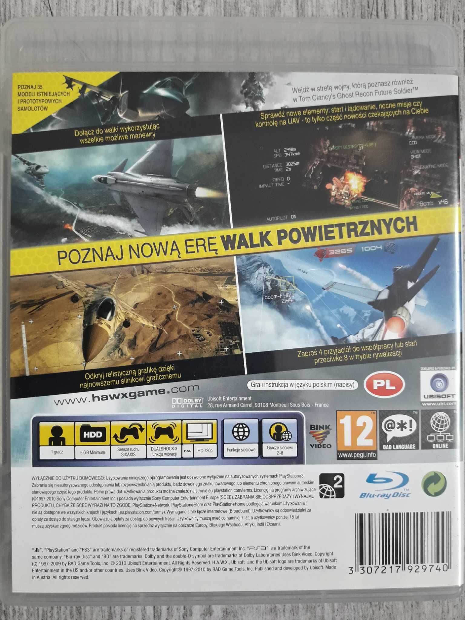 Gra Tom Clancy's H.A.W.K 2 PS3 Playstation