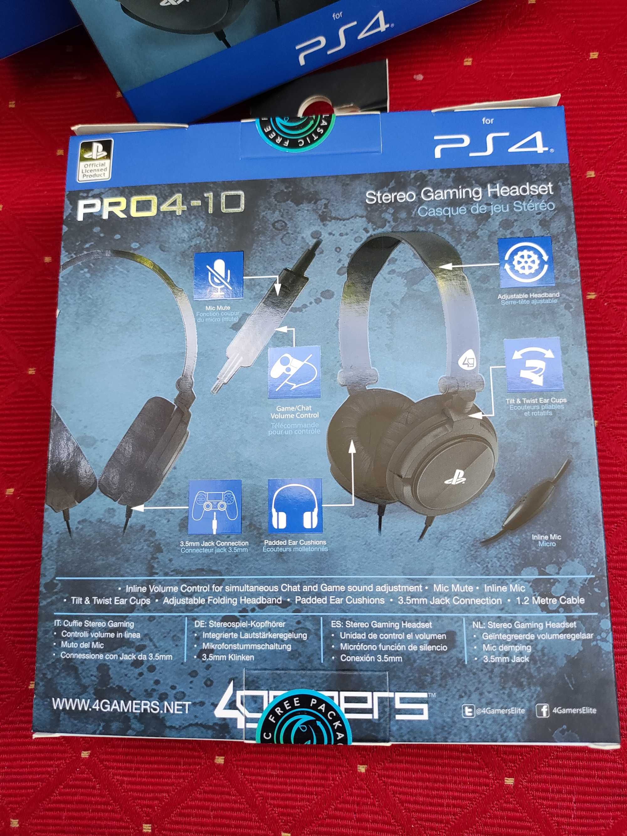 Słuchawki do Playstation 4 PS3 PS4 Headset gamingowe z mikrofonem