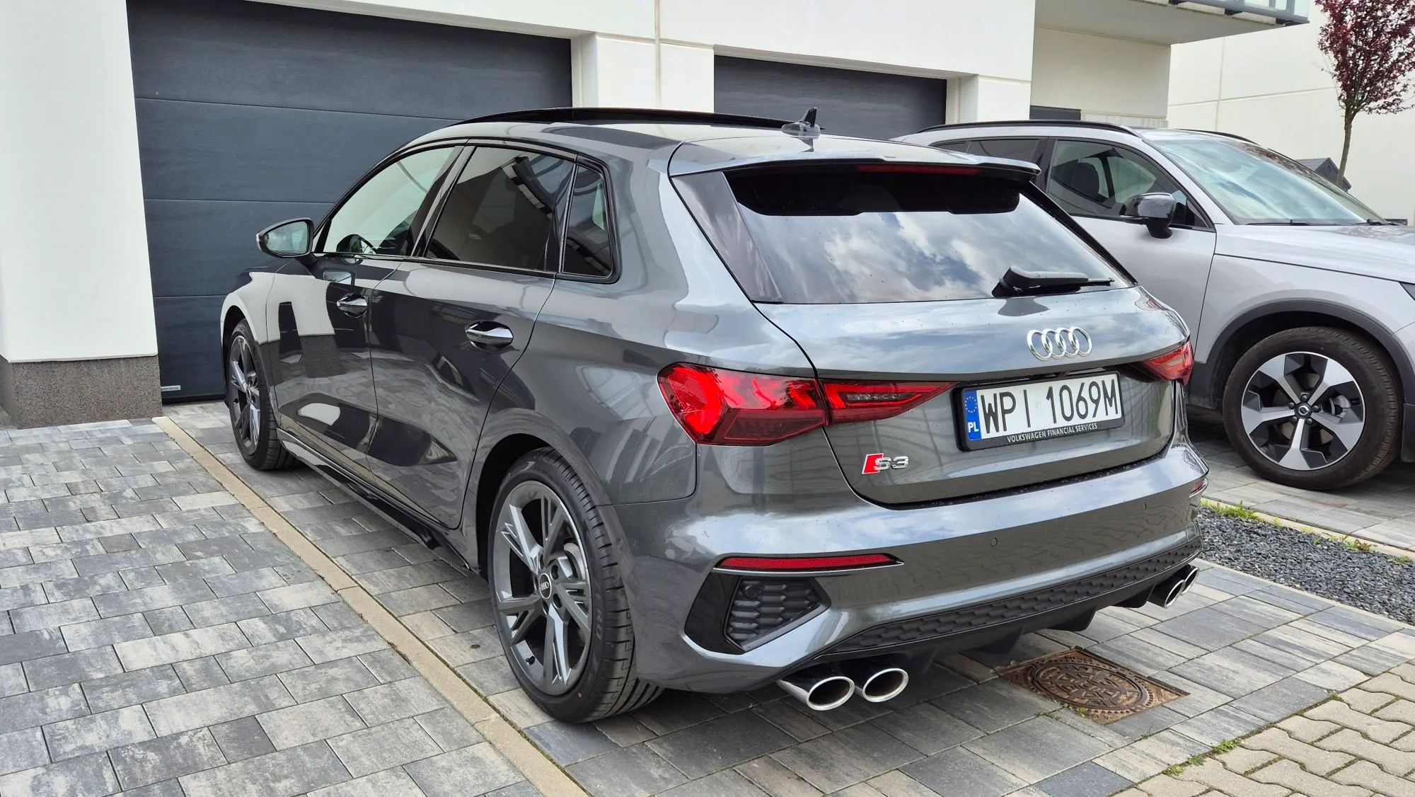 Audi S3 Model 2023, Salon PL, B&O, Matrix, Head-up, Elektr. fotele, Panorama
