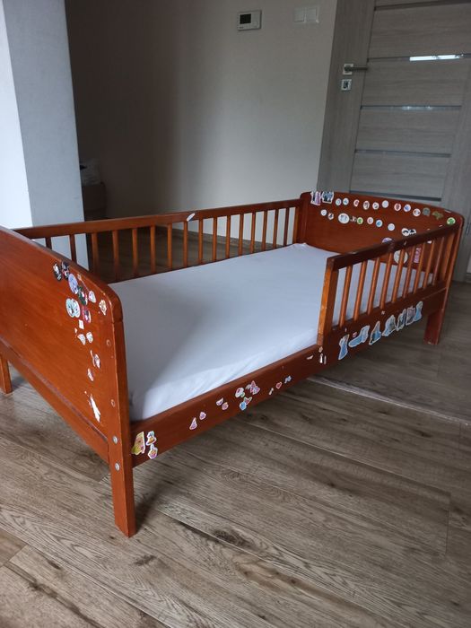 Łóżeczko dziecięce łóżko dla dziecka materac 140 x 70 144/75