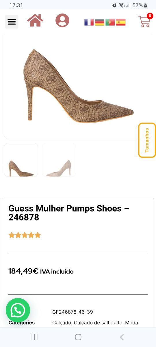 GUESS Mulher Pumps