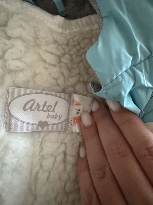 Продам зимовий комбінезон для хлопчика 74 розмір