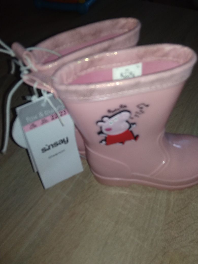 Kalosze różowe Peppa
