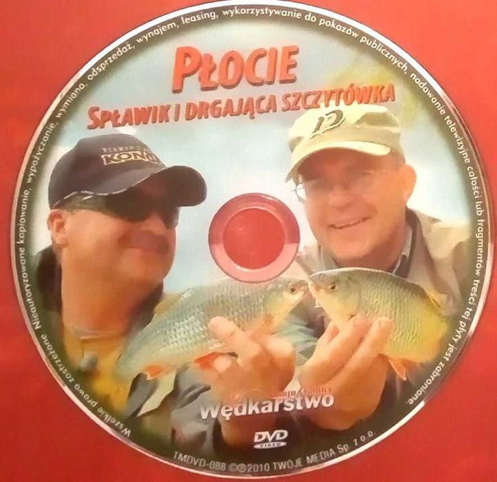 380 DVD Wędkarstwo Płocie Spławik i Drgająca Szczytówka