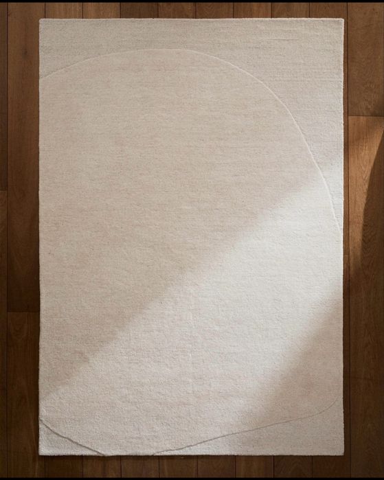 Tapete Lǎ Algodǎo Semicírculo Zara Home NOVO