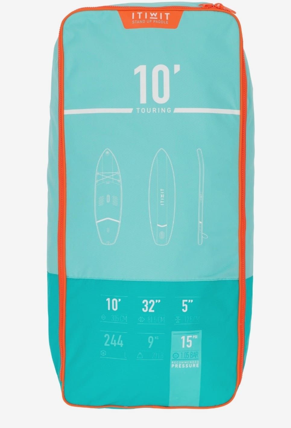Prancha Stand Up Paddle Insuflavel 10'' + Pagaia + Bomba